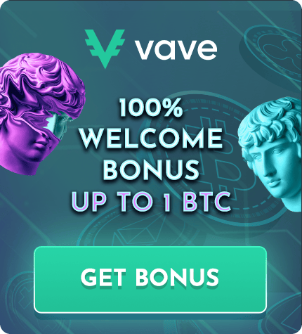 Vave Casino welcome bonus